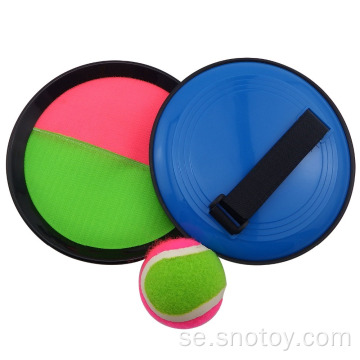 Family Toy Catch Ball Plastic Material med klibbig fångstboll och boll